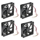 4x Case Fan Cooling PC And Cool Long Life Bearing Quiet Durable Cooling Fans