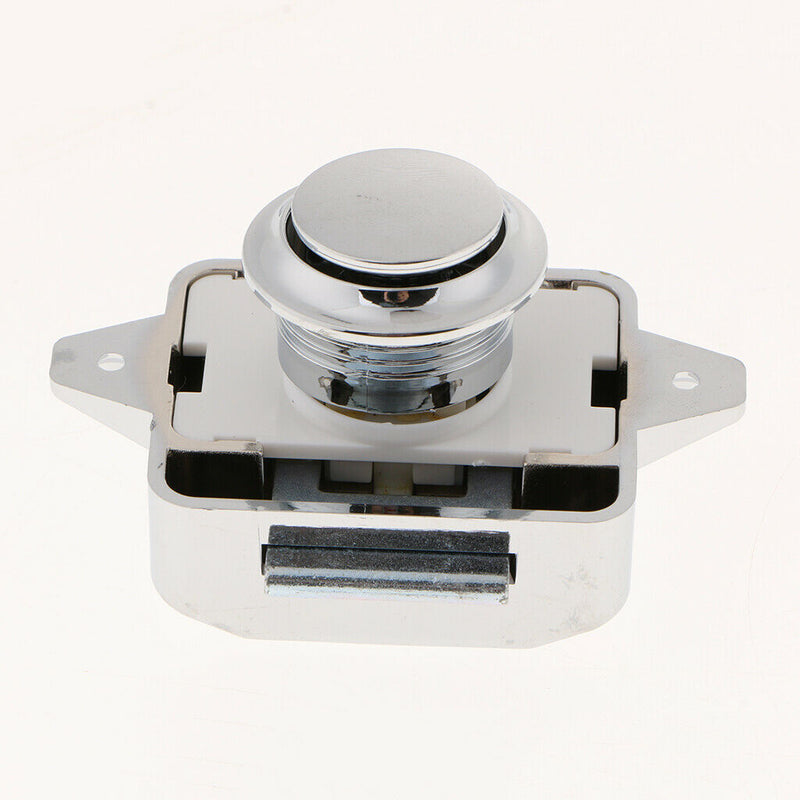 10pcs Push Button Drawer Cupboard Catch Lock Latch for Trailer RV Boat New