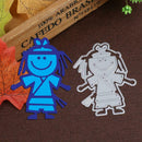 Cartoon Kung Fu Metal Cutting Dies Stencil DIY Scrapbook Paper Card Craft