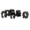 6x Durable Black Plastic Cue Clips Round Replacement Cue Clips For Cue Rack