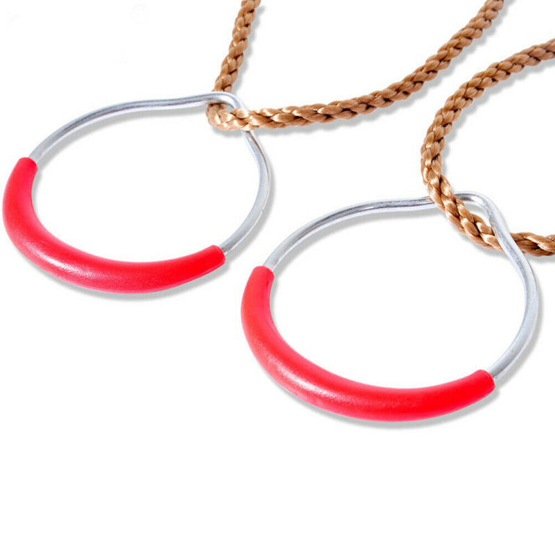 Plastic Ring Swing Children Kids Hand Grip Swing Outdoor Indoor Sport Toys kits