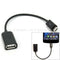 Brand New Black Micro USB Host OTG Adapter Cable for Android Cell Phones