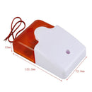 Mini Wired Strobe Warning Siren Durable Dc 12V Sound Alarm Flashing Light S P8B6