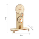 DIY Mechanical Gear Assembly Materials Kit Kids Science Physics Experiment Toys