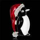 1pcs Christmas Rhinestone Cute Christmas Penguin Brooch Pin Xmas Gift Party SJ3C