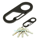 Mini Portable Stainless Steel Outdoor Snap Hook Buckle EDC Gear Carabiner Tool
