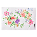 Peony Flowers Luxury Wall Stickers Art Home Decor Pvc Removable Vinyl Deca MO
