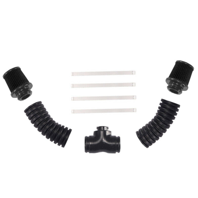 Double Intake Rc Car Part For 1/10 Rc Crawler Car Traxxas Trx4 Defender Axi O9Q5