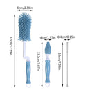 Silicone Bottle Brush 360 Degree Rotation Baby Pacifier Cup Cleaning BruSEAU