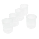 5 Pcs 500ml Plastic Clear Measuring Measurement Cup Lab Kitchen