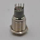16mm Universal LED Car Emergency Hazard Warning Light Push Button Switch New