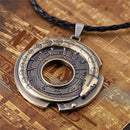 Retro Unisex Metal Jewelry Amulet Pendant Necklace Lucky Protective Talisman ES
