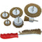 Seven Pcs/Set Drill Wire Wheel Cup Brush For Polishing Rust Brass + Steel W E2E3