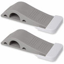 Door Stopper 2 Pack Set Premium Heavy Duty Door Stop Rubber Wedge with DecorQ6Q5