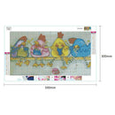 5D DIY Full Drill Square Diamond Painting Cute Chicks Cross Stitch Mosaic