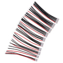 10pcs JST-XH Connector 2-6S iMAX B6 Balance Charger Silicon Cables Wire 10cm