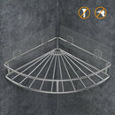 Corner Shelf Bathroom Adhesive Shower Caddy Basket Wall Mounted Storage Org Y1A9
