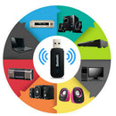 New USB Wireless Bluetooth Music AUX Audio Receiver Adapter to Speaker 3.5mm
