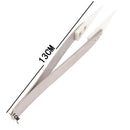 Stainless Steel Ceramic Tipped Tweezers Fine Pointed Tips Heat Resistant Tweezer