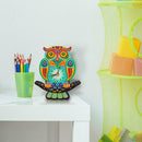 DIY Diamond Painting Full Special-shaped Drills Embroidery Wall Owl Clock