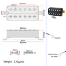 1pc Dual Coil Humbucker Pickup Alnico 5 For  ST  SQ Guitar Parts