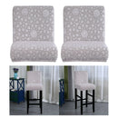 2-pack Spandex Dining Chair Covers Elastic Bar Counter Stool Slipcovers