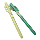 Plastic Novelty Cactus Fine Stick Ballpoint Pen black Ink,Pack of 2,Color R J3B6