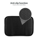 Universal Car Armrest Pad Cover Auto Center Console PU Leather Cushion Black