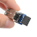 Motherboard 9 Pin USB Pin 2 Layer Type USB 2.0 A Female Ports Adapter ~ï¼ˆ