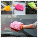 Durable Double Sided Mitt Microfiber Car Dust Cleaning Cleaner Glove Towel M&E