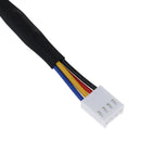 2*4Pin Fan noise reduction deceleration line resistor cable for PC cooling fanOZ