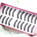 10 pairs of eyelashes False Eyelashes Natural Beauty Makeup Eyelashes - Cro C4X6