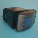 12v 20 Amp Waterproof Blue LED On/off Boat Marine SPST 3P Rocker Switch wit