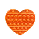 Push Bubble Fidget Sensory Toys Antistress Vent Squeeze Toys (Orange)