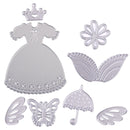 8 Princess Metal Cutting Stencil Embossing Dies Scrapbook Album Card Paper Craft