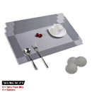 Table Mats Set Of 8 Dining Table Place Mats Washable Placemats Non-Slip Hea L1K2