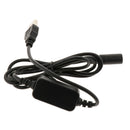 USB DC Power Cord For LP-E6 Dummy Battery DC Coupler Canon EOS