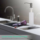 300ml Kitchen Sink Liquid Soap Dispenser Stainless Steel Plastic Bottles A