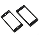 2Pcs Flat Humbucker Pickup Mounting Ring Frame ABS for Electric Guitar L8A7