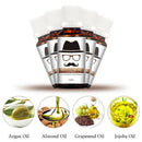 Beard Oil Comb Brush Beard Care Kit Mustache Grooming Travel Bag Set for Men