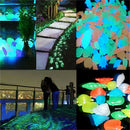 10PCS Glows in the Dark Luminous Stones Conch Shells Aquarium Fish Tank Decor ME