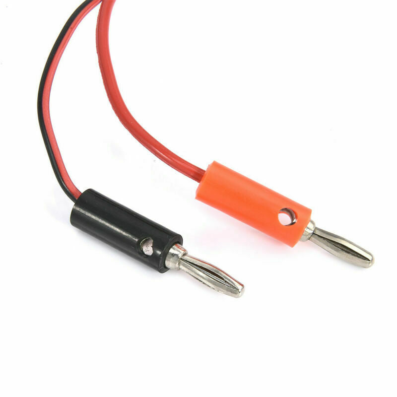 New Test Wire Probe Lead Silicone Banana Plug to Crocodile Alligator Clip 102cm