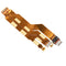 Charger Port Flex Cables Connector Replacement Rear Tail Plug Plates for Sony