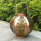 Outdoor Lighting Solar Power LED Hanging Hexagonal Garden Yard Light Lamp A