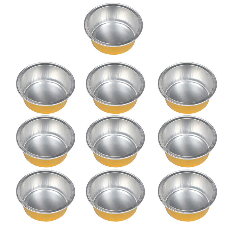 Pack of 10 Aluminium Foil Wax Pellets Melting Bowl Hair Remover Wax Bean Pot