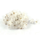 RJ11 6P6C Modular Plug Telephone Adapter Connector Line End 50pcs W1I4