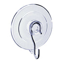6pcs Door Wall 60mm Home Kitchen Bathroom Keys PVC Transparent Suction Cup Hooks