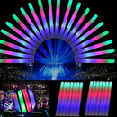 5 PCS Light Up LED Foam Glow Sticks Wands Rally Rave Batons Flashing Party DJ