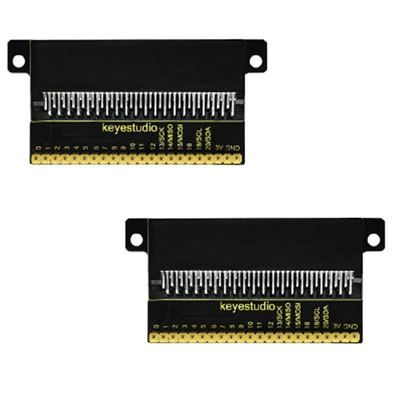 2Pcs Micro bit GPIO Expansion Board Breakout Board Adapter DIY Kits