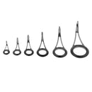 6pcs Mixed Size Fishing Rod Guides Single Leg Casting Rod Guides Eye Rings